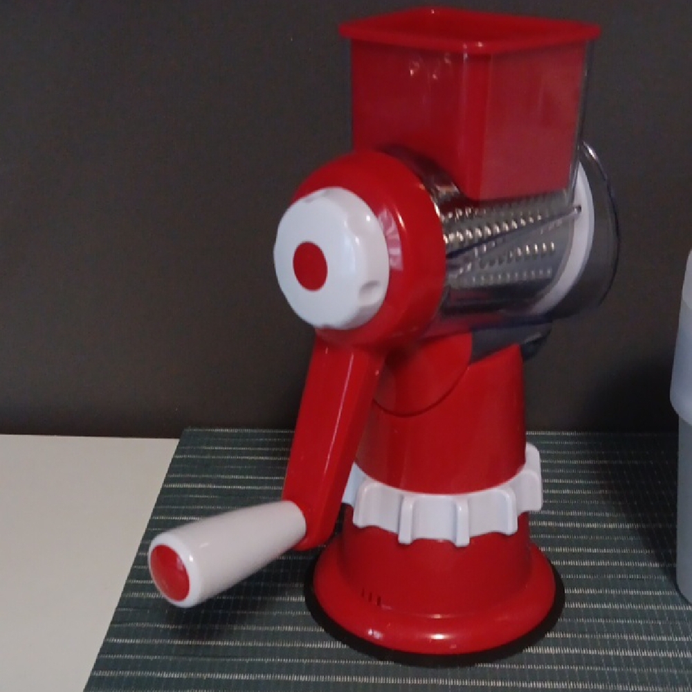 KitchenAid Red Rotary Grater with White Accents - Picture 5 of 5
